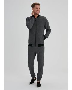 anthracite honeycomb men's sweatpants