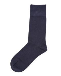 navy blue socks mercerized