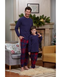 MARINE NAVY BLUE PAJAMAS SET