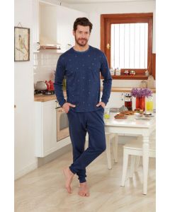 NAVY BLUE PAJAMAS SET