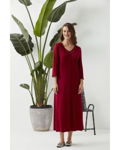 BURGUNDY NIGHTGOWN