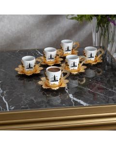 Galata Turkish Coffee Cup Set - 6 Cups