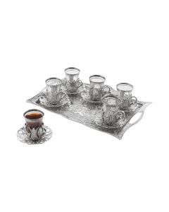 Hanedan Tea Set with Tray - 6 Persons