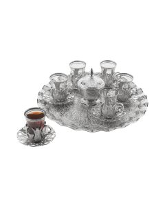 Hanedan Tea Set with Tray - 6 Persons