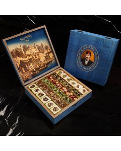 Hafız Mustafa Premium Mixed Turkish Delight (Blue Wooden Box)