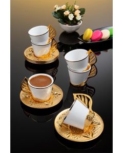 İlay Yaldızlı Coffee Set - 6 Persons