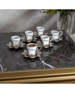 İmza Turkish Coffee Cup Set - 6 Cups