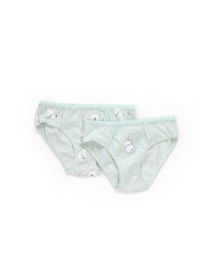 green melange girl rabbit Empirme 2s slip