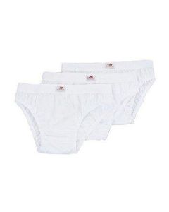 WHITE 3 COMBED KIDS SLIP 