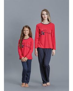 RED PAJAMAS SET