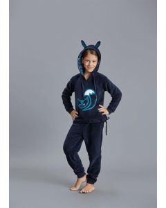 NAVY BLUE PAJAMAS SET