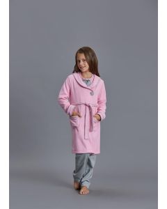 PINK POLAR DRESSING GOWN