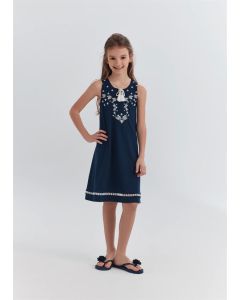 NAVY BLUE NIGHTGOWN