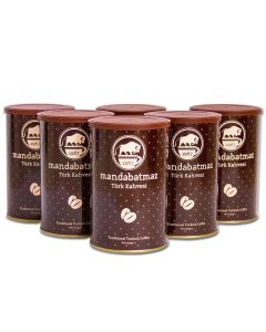 Mandabatmaz Turkish Coffee for the Coffee Lover 250G x 6