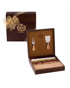 Cafer Erol Wooden Delight Box with Knife - Limited Edition 1 Kg