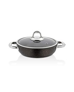 Schafer Galaxy Tech Fireproof Non-Stick Flat Pot 30 Cm