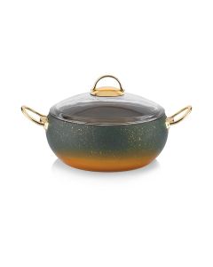 Schafer Jupiter Fireproof Nonstick Deep Cooker 20 Cm Green