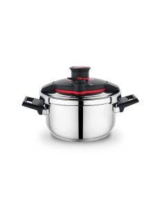 Schafer Tempo Red Black Pressure Cooker 4 Liter 