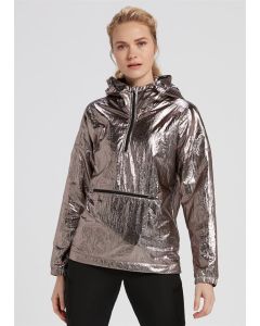 HALF ZIPPER WOMEN'S WIND WITH COPPER HOOD