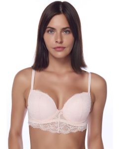 POWDER TAKE IT EASY ALMOND EMPTY CUP SINGLE BRA