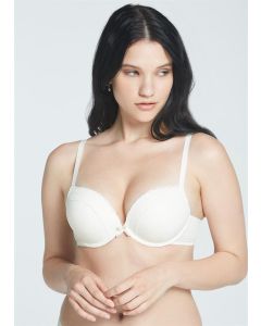 ECRU DOUBLE PUSH-UP SINGLE BRA