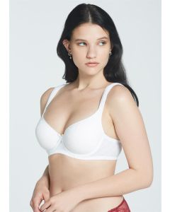 ECRU EARED EMPTY CUP SINGLE BRA