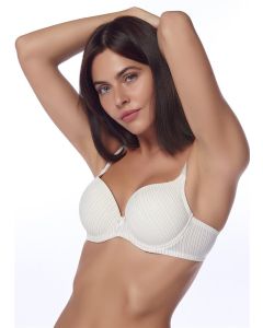 ECRU SEMI-FILLED SINGLE BRA