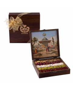 Cafer Erol Picture Wooden Turkish Delight Box