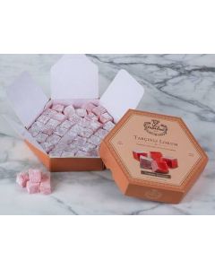 Cafer Erol Cinnamon Turkish Delight in Hexagonal Box 350G