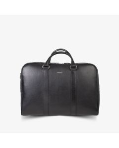 Derideposu Black Leather Travel Bag