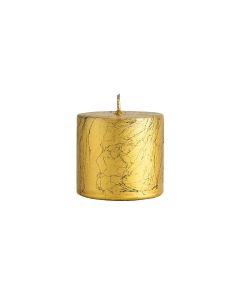 ANDY GOLD CYLINDER CANDLE 6,5X6 CM