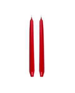 2-CANDLE CANDLE CANDLE RED 24CM