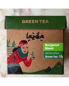 لازيكا الصنع نبات البرغموت الشاي الأخضر ٥۰ غرام