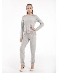 women knitted viscose pajama sets - 10240
