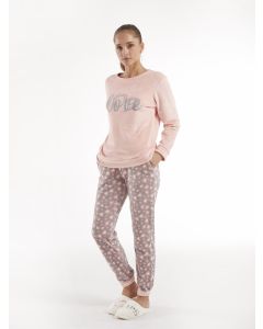 women's fleece pajama sets - 10322
