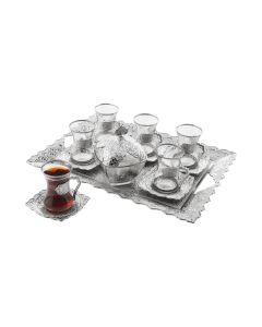 خانزادة (Hanzade) طقم فناجين القهوة والشاي - 6 أشخاص