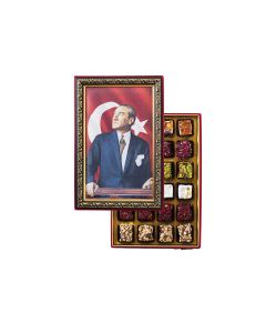 مربع كافر إيرول المصغر مصطفى كمال أتاتورك - الحلوى التركية الخاصة اليدوية