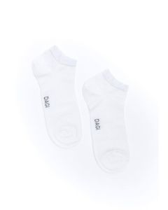 white bamboo socks booties