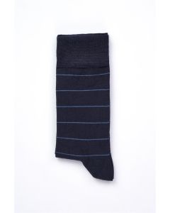 blue striped socks male bamboo