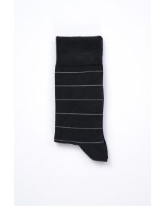 black striped socks male bamboo