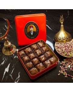 حافظ مصطفى الشوكولاته الفستق بقلاوة (صندوق صغير)