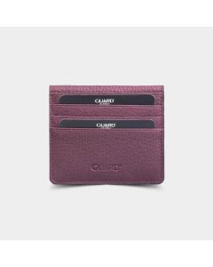Derideposu Otto Bordeaux Saffiano Leather card wallet / 5239