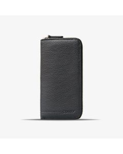Derisepo Unisex Zipped Wallet / 3016 - Black