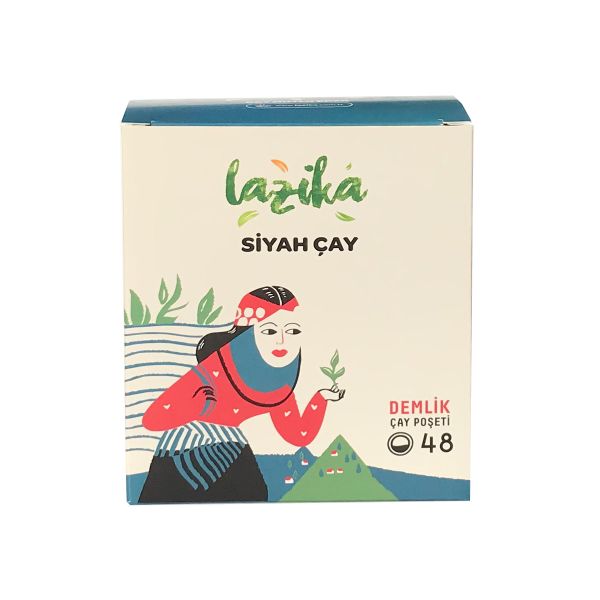 Lazika, Turkish Black Tea Teapot Bag 48 Pcs.