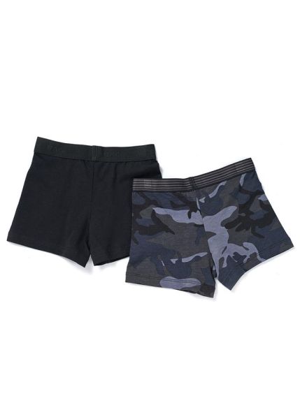 2s smoked camouflage combed boy boxer