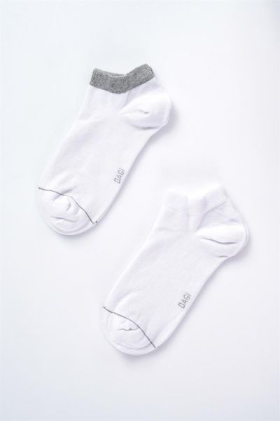 white bootie socks