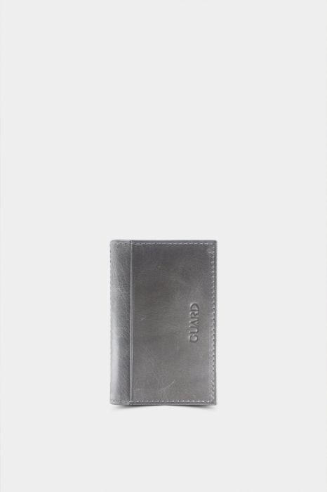 Derideposu Rio Models Gray Leather Slim card wallet