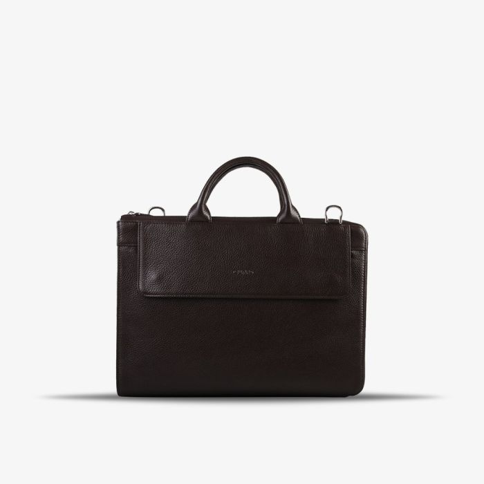Derideposu Brown Leather Briefcase / 1771
