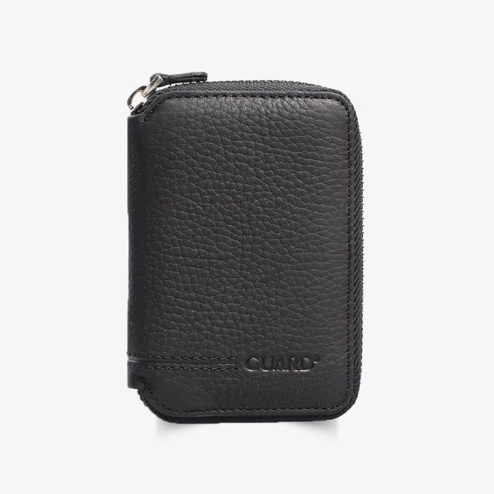 Derideposu Guard Mini Zipped Wallet / 796 - Black