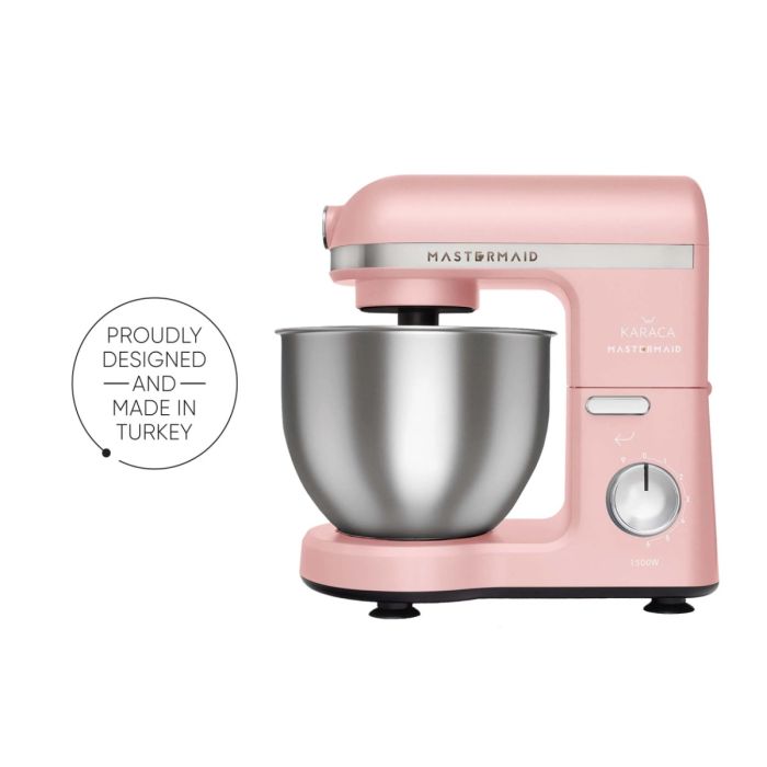 KARACA MASTERMAID STAND MIKSER 1500W PEARLY PINK